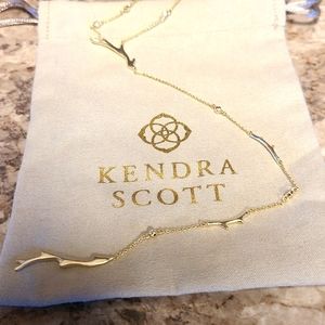 Kendra Scott Yvonne gold lariat necklace